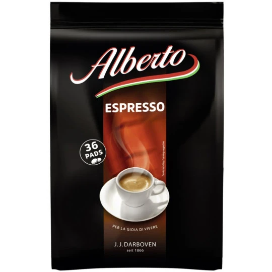 Alberto Espresso Kaffeepads 36ST 252G 1 Alberto Espresso Kaffeepads 36ST 252G