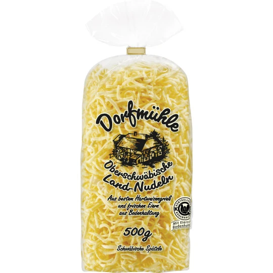 Dorfmühle Oberschwäbische Land-Nudeln Schwäbische Spätzle 500G 1 Dorfmühle Oberschwäbische Land-Nudeln Schwäbische Spätzle 500G