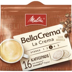 Melitta BellaCrema Kaffeepads La Crema 16ST 107G