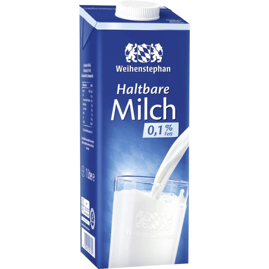 Haltbare Milch 0,1% Fett 1L 1 Haltbare Milch 0,1% Fett 1L